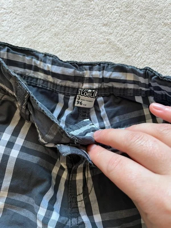 lote de 2 shorts menino tape à l'œil & gémo – 3 anos – photo 3